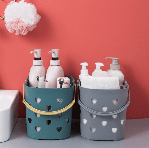 Handheld Plastic Shower Caddy Bath Basket