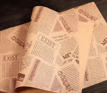 Sandwich Wrapping Paper Thickened Transparent Packaging Bag Kraft Paper Sandwich Oil Paper Baking