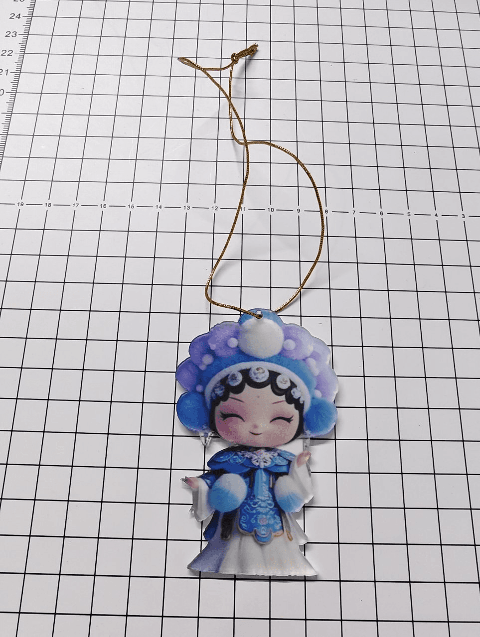 Chinese style Peking Opera pendant acrylic opera character keychain drama decoration national trend bag charm recommended