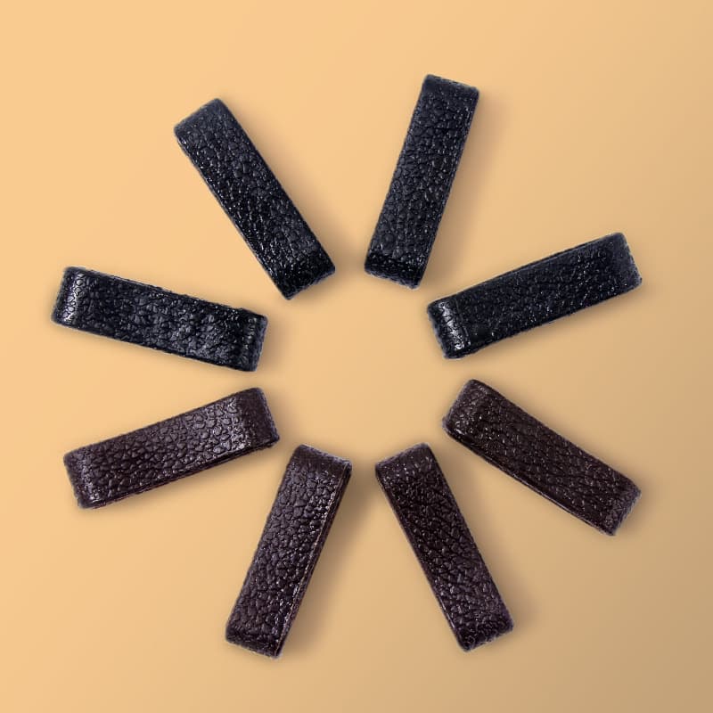 Leather belt loop fixing rings