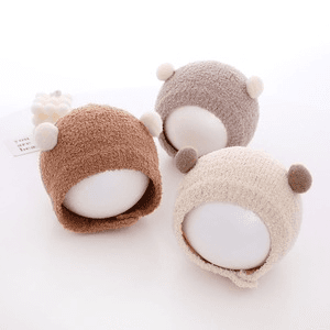 Unisex Baby and Toddler Winter Hat with Ear Protection, Windproof, Fleece-Lined, Cute
