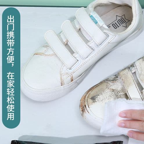 Sneaker Cleaning Wipes - No-Rinse Shoe Wipes for Removing Dirt and Stains