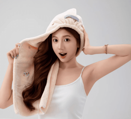Hair Drying Cap for Women, Thick, Super Absorbent, Quick-Dry, 2025 New Style, Double-Layer Bath Cap