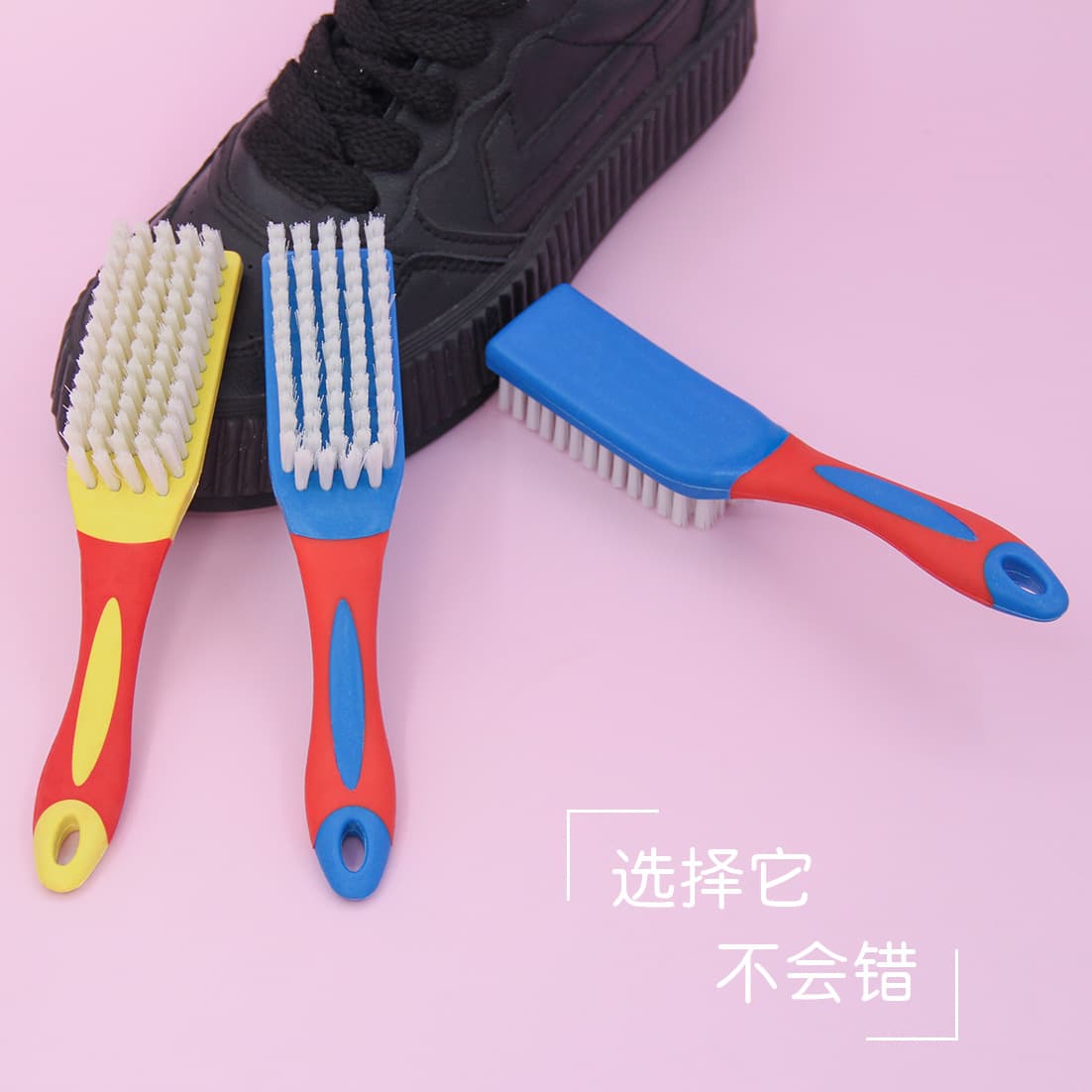 Durable Multi-Purpose Soft Bristle Shoe Cleaning Brush