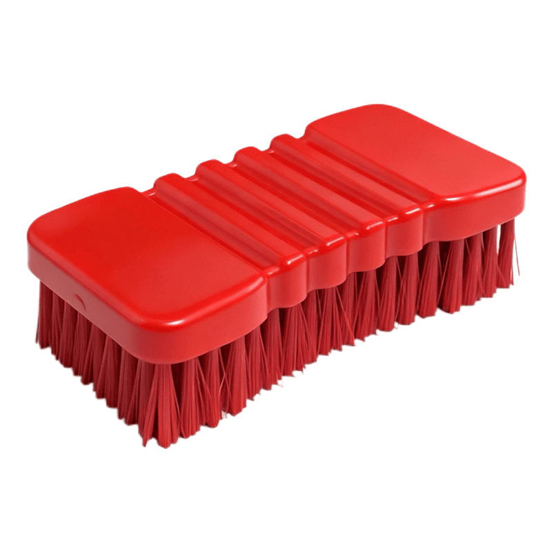 Multipurpose household cleaning brush for laundry and shoes, soft bristle, non-scratch