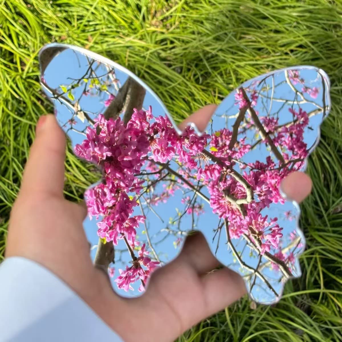 Butterfly Vanity Mirror for Photography, 2mm Thick, Creative Prop