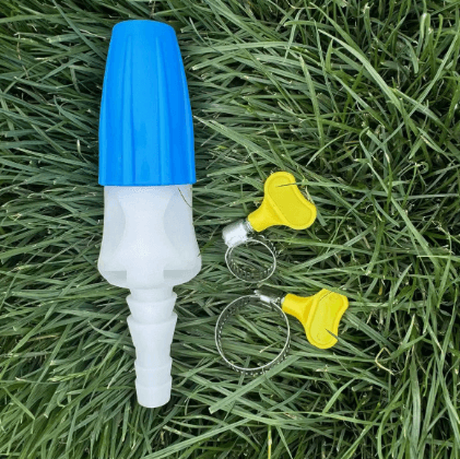 Garden Spray Gun Watering Wand Car Wash Nozzle with American-style Clamp Handle