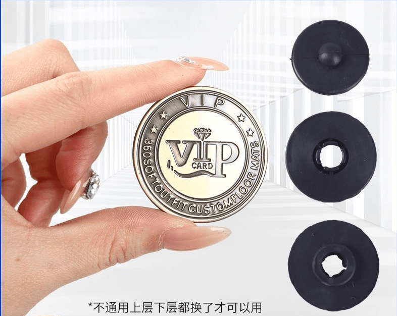 Universal Car Full Surround Carpet Mat with Buckle Anti-slip Leather Carpet Double-layer Fixed Detachable