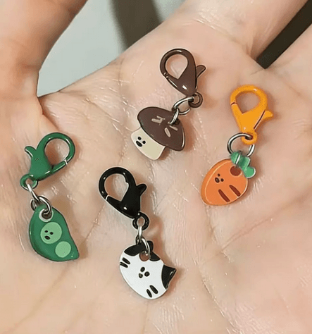 Cute Acrylic Zipper Pull Charm (INS Style)
