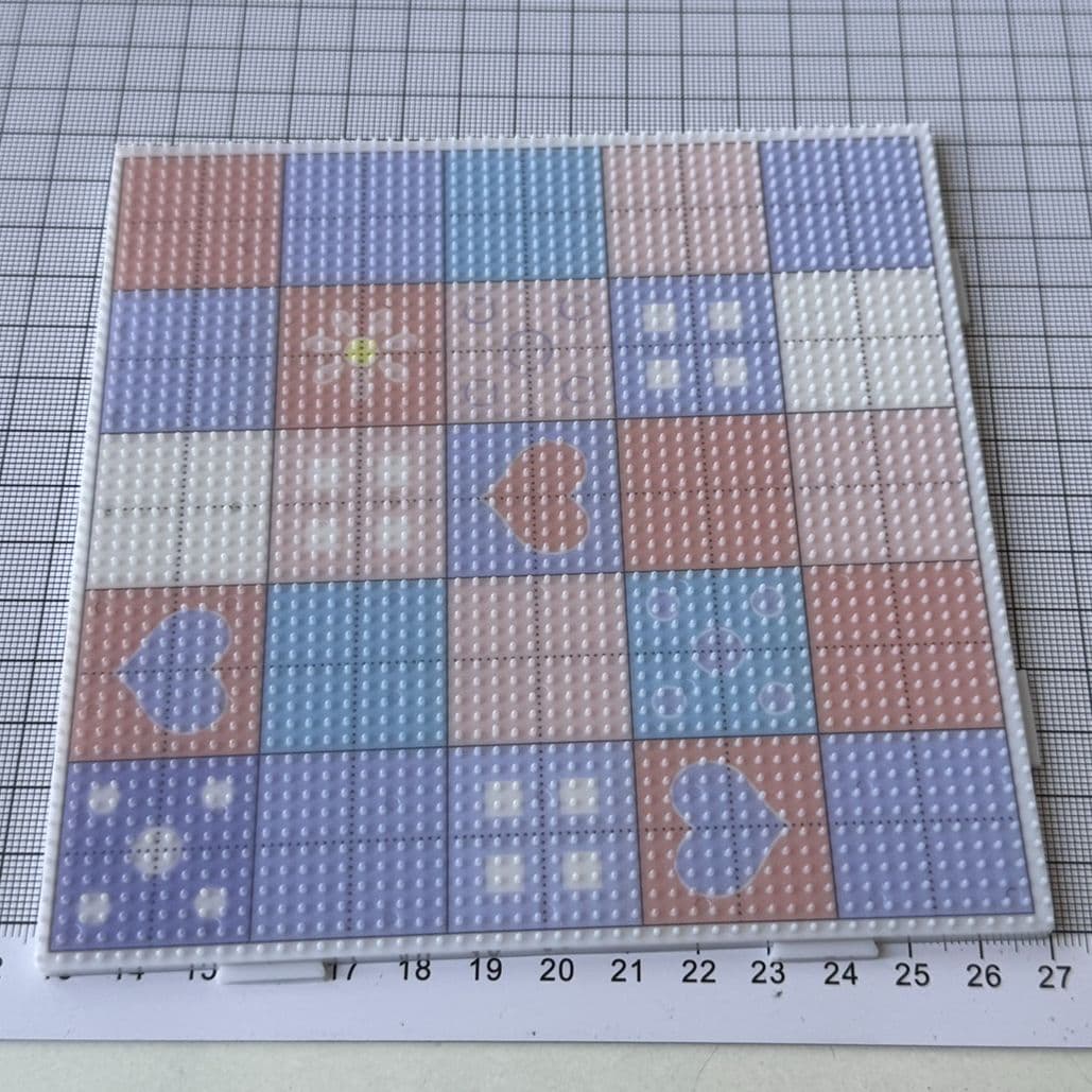 Perler Bead Plate Core Series 52-Pin Extended Pins 2.0 Bead Plate Base, Thickened, High-Temperature Resistant, DIY Craft Tool