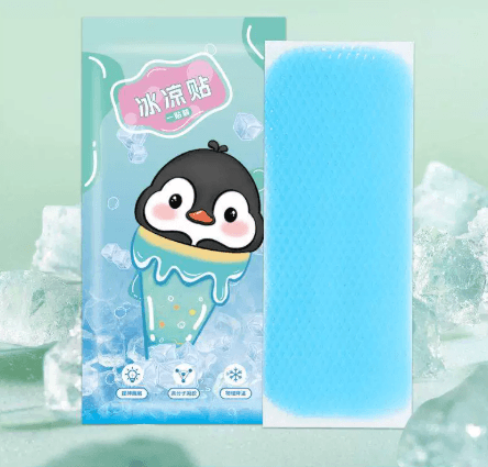 Cooling Gel Patches for Heat Relief, Anti-Heatstroke, Refreshing, Student Military Training, Adults, Disposable Cooling Patches