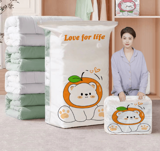 Seasonal Change Compression Storage Bags – Vacuum Bags, No Pump Required, for Home Use, Clothes and Bedding, Large Capacity Quilt
