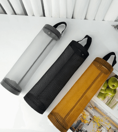 Kitchen Storage Organiser – Wall-Mounted Plastic Bag and Shoe Cover Holder