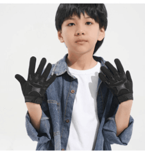 Children's half-finger tactical camouflage gloves outdoor camping sports military anti-slip wear-resistant student training roller skating cycling