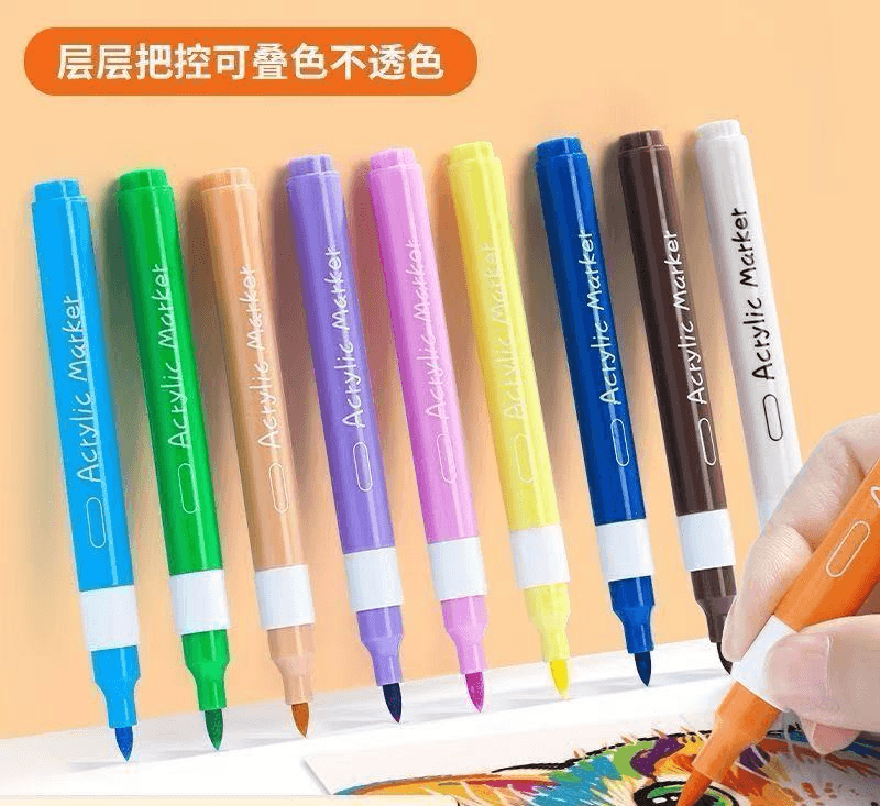 12 Colours Washable Face Paint Pens for Body Art, Kids Makeup Crayons