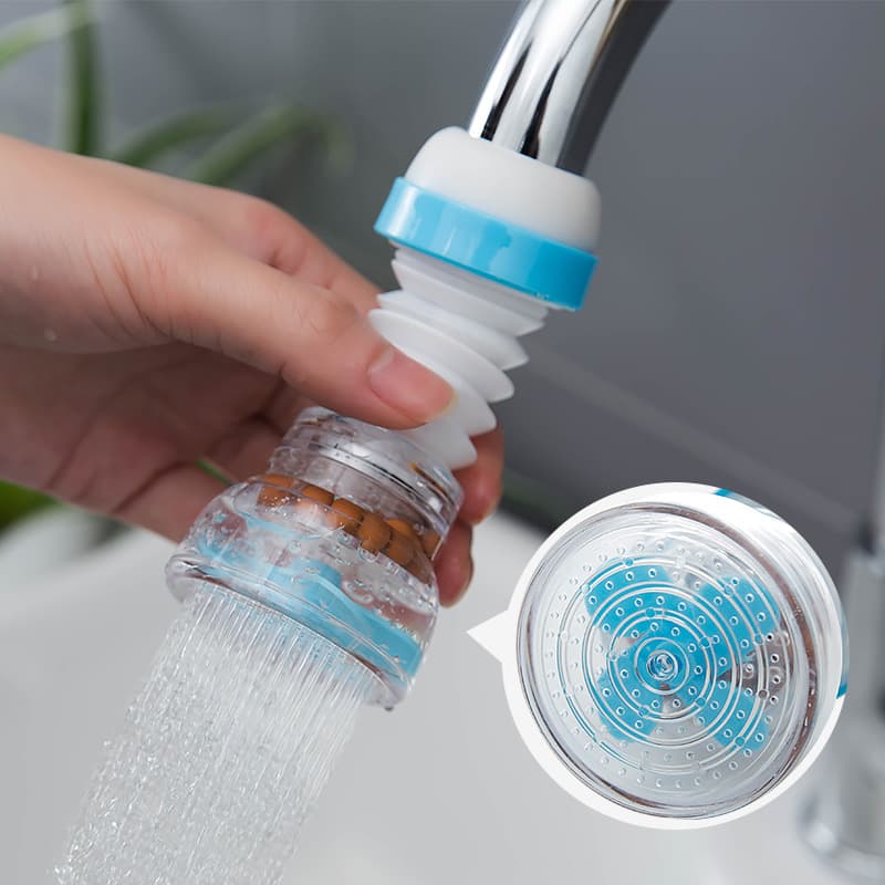 Tap Water Splash Guard Filter Head Extender Universal Shower Head