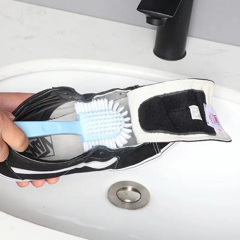 Five-Sided Soft-Bristle Shoe Brush, Multi-Functional Cleaning Brush for Shoes and Clothes