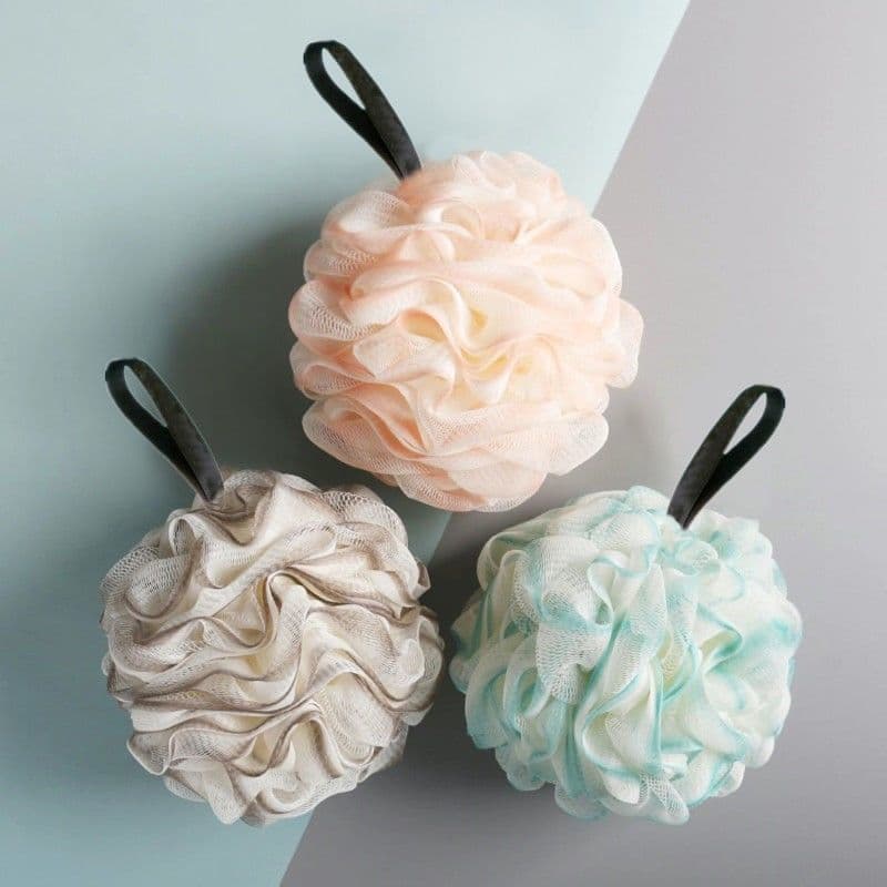 Bath ball for girls, large, super soft, durable, adult body scrubber