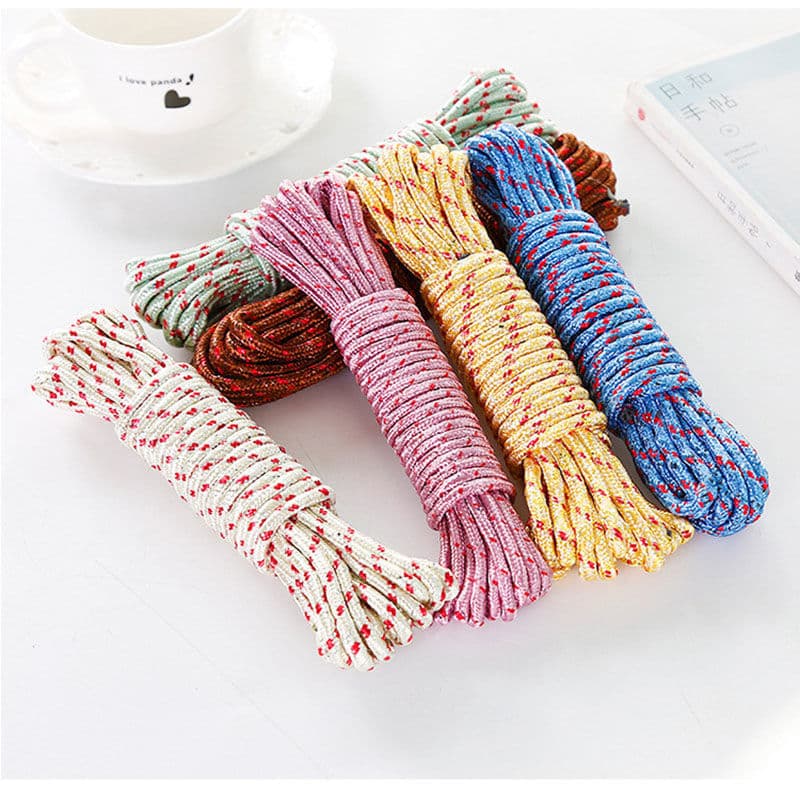 Nylon Rope for Tying, Bundling, and Clothesline - Wear-Resistant, Outdoor Use