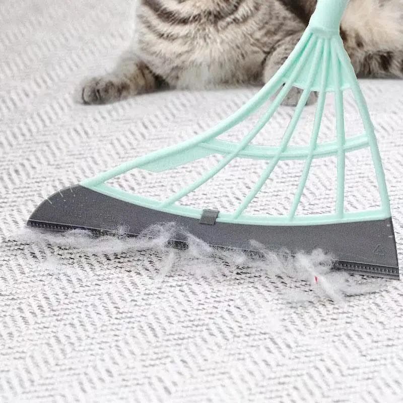 Magic Broom Squeegee for Bathroom, Non-Stick Hair Silicone Broom
