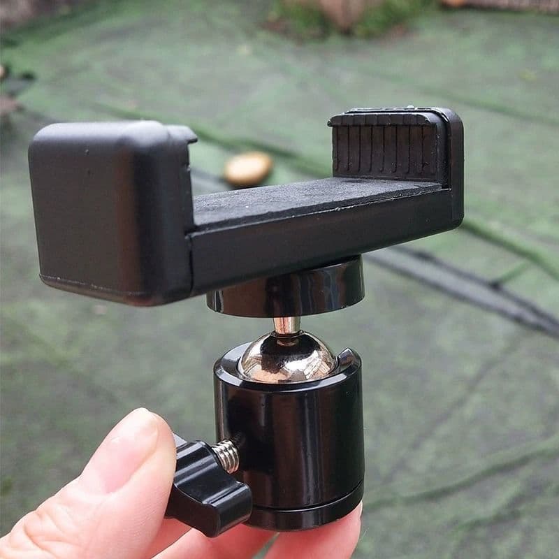Phone Holder with Fill Light, Selfie Stick and Tripod for Live Streaming and Video Recording