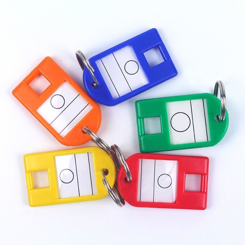 Key tag plastic number tag lock tag hotel room key tag label classification number tag key ring