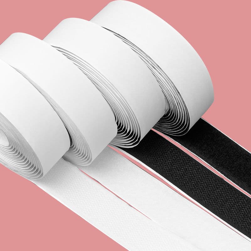 Self-Adhesive Hook and Loop Tape with Hook Side for Curtains and Cushions
