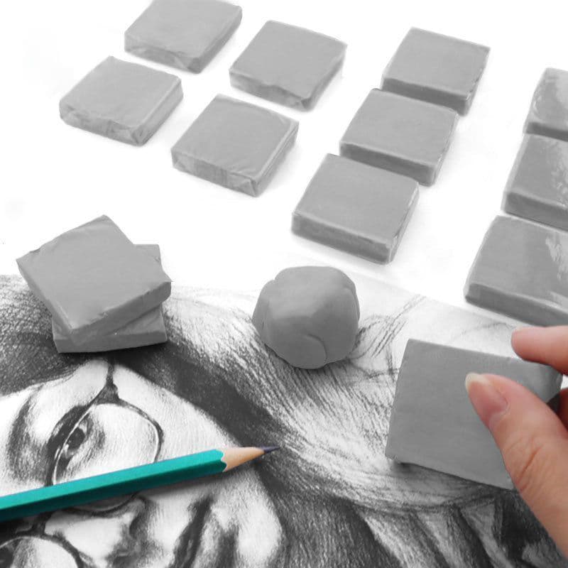 Kneaded eraser set for sketching, drawing and painting, art supplies for students
