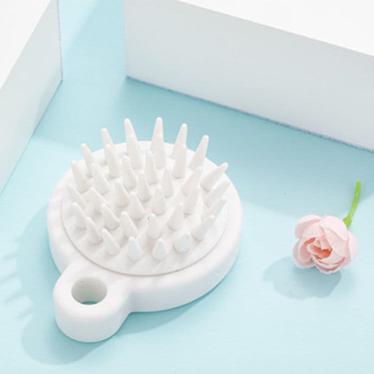 Shampoo Brush Silicone Scalp Scrubber Comb