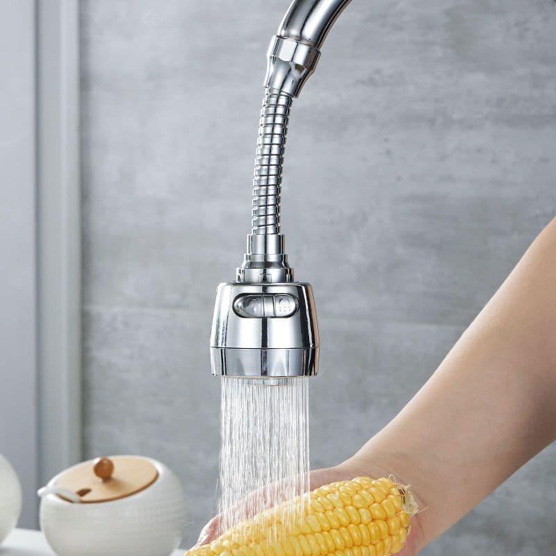Pressurised Faucet Splash Guard Extender for Kitchen and Bathroom with Water Filter and Water Saving Universal Adapter