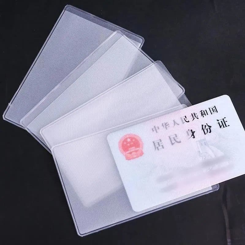 Frosted Anti-Magnetic ID Card Holder, Bank Card Holder, Bus Card Holder, Membership Card Protector, IC Card Sleeve