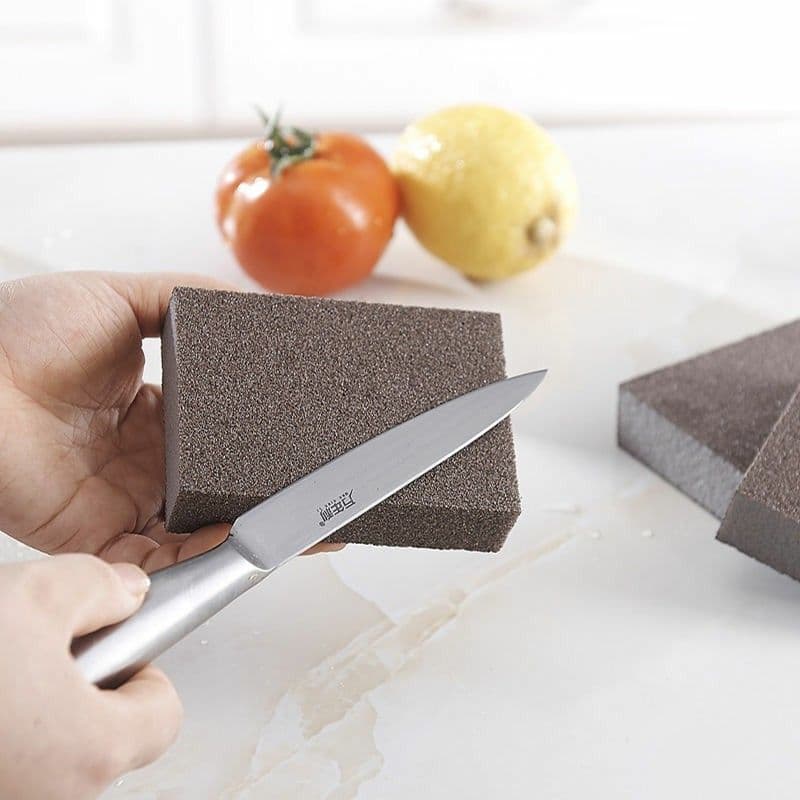 Kitchen cleaning sponges - rust removal, scratch-free, block shape