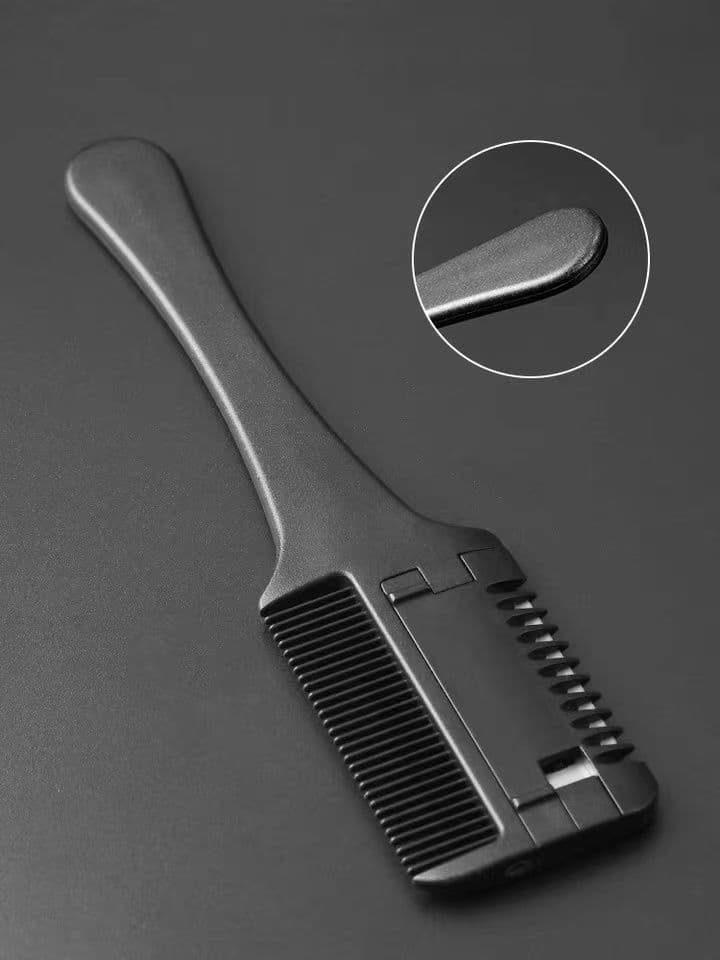 Home Hair Thinning Razor Comb for Adults, Hair Trimming Comb, Self-Cut Fringe Tool, Thinning Razor