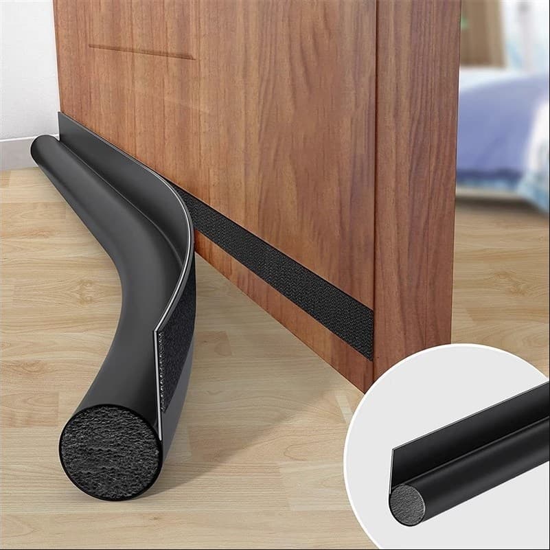Door Bottom Seal Strip - Weatherproof, Dustproof, Insect-proof, Soundproof, Windproof, Thermal Insulation for Security and Wooden Doors