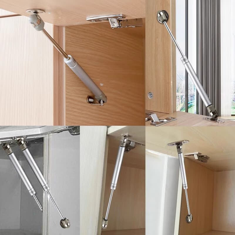 Gas Strut Support Rod for Cabinet Flip-Up and Flip-Down Doors, Pneumatic Spring, 100N