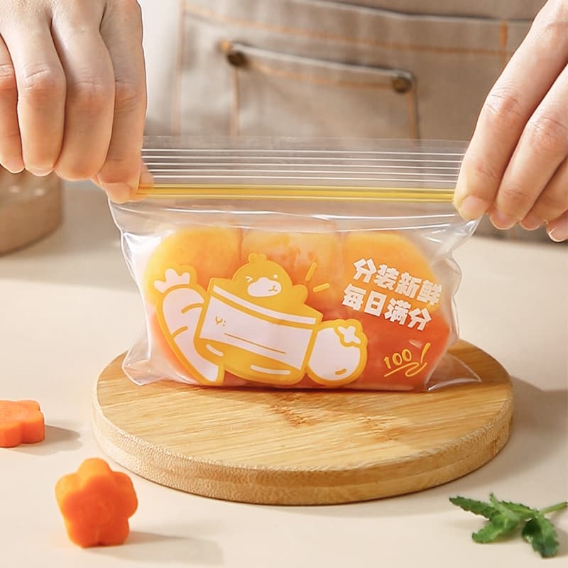 Baby food portioning and sealing bags, household food preservation, thickened, for infants and children, practical home storage