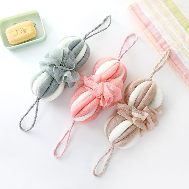 Long Strip Bath Scrubber, Soft Bath Ball, Shower Flower, Cute