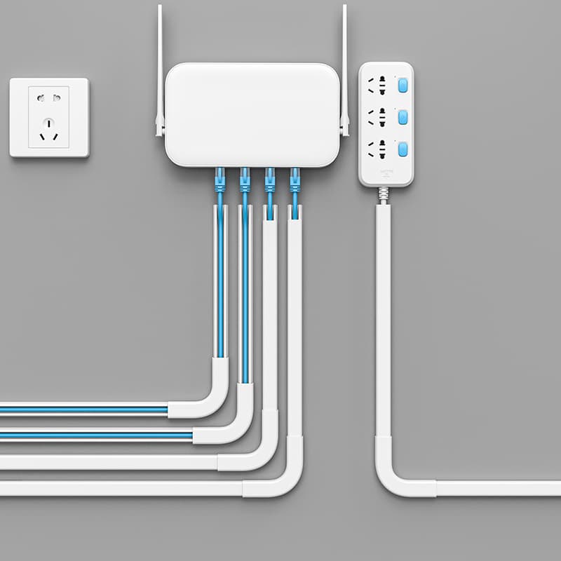 Wire Clip Cable Holder Self-Adhesive Cord Management Organiser Concealment Strip