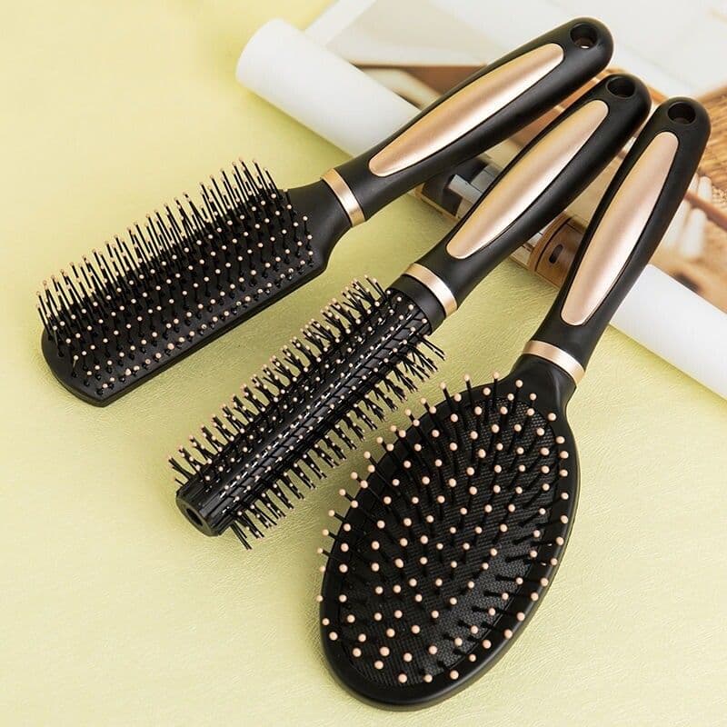 Massage Hairbrush Round Styling Brush Large Volume Cushion Comb Anti-Static Flat Brush