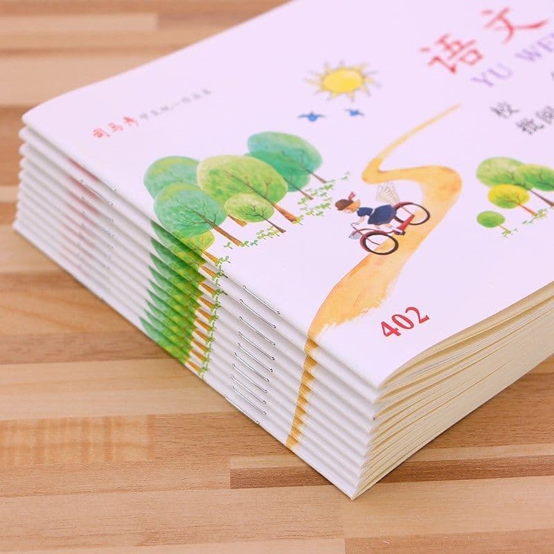 Student Exercise Books for Chinese, English, Spelling, Maths and Drawing