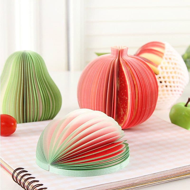 Creative Fruit Sticky Note Pad 3D Sticky Notes for Kids Students Prizes Office Stationery Rewards