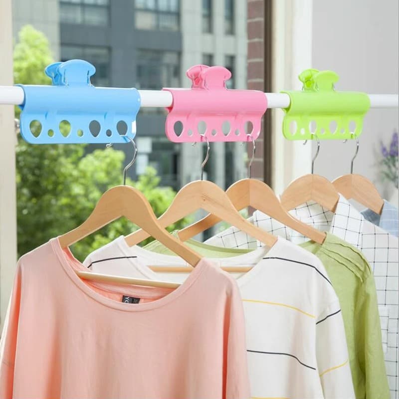 Large Windproof Quilt Clips with Buckle - No-Drill Clothes Pegs for Hanging Laundry, Anti-Blow