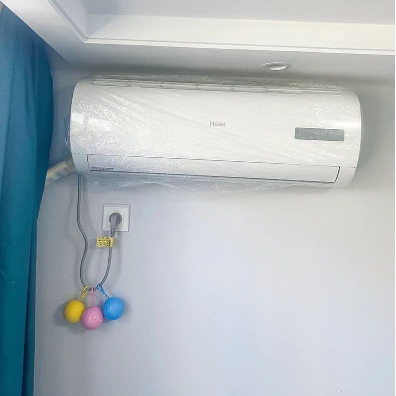 Disposable air conditioner dust cover, hanging universal full cover, dustproof and waterproof