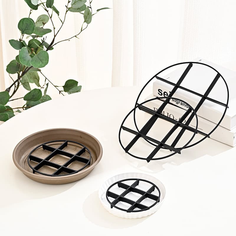 Plant Pot Feet, Heat Insulation Base, Plastic Bottom Support, Breathable Anti-Root-Rot