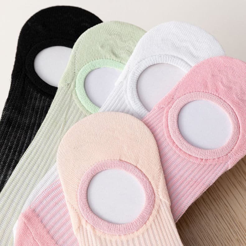 Women's Ankle Socks, Summer Thin Low-Cut Invisible Mesh Breathable Non-Slip No-Slip Short Socks, Ultra-Thin