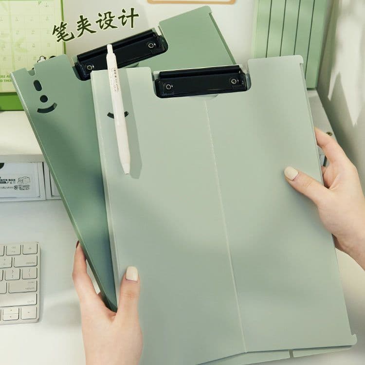 A4 folder desktop tablet stand multifunctional writing board multi-angle clip board large capacity for exam paper storage