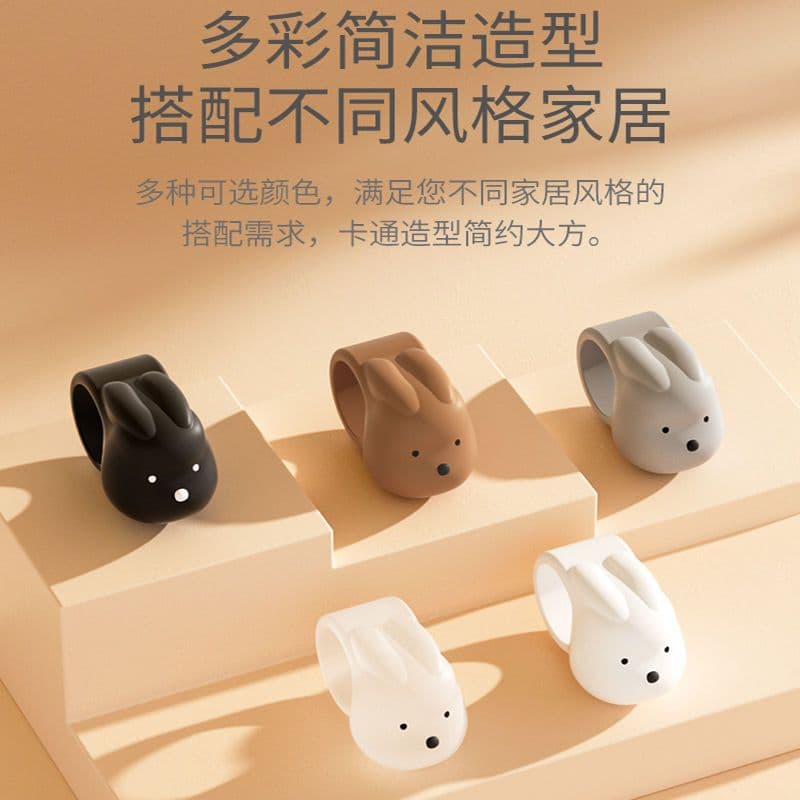 Door Handle Bumper Silicone Door Stopper, No-Drill, New Style, Soft Rubber for Bathroom