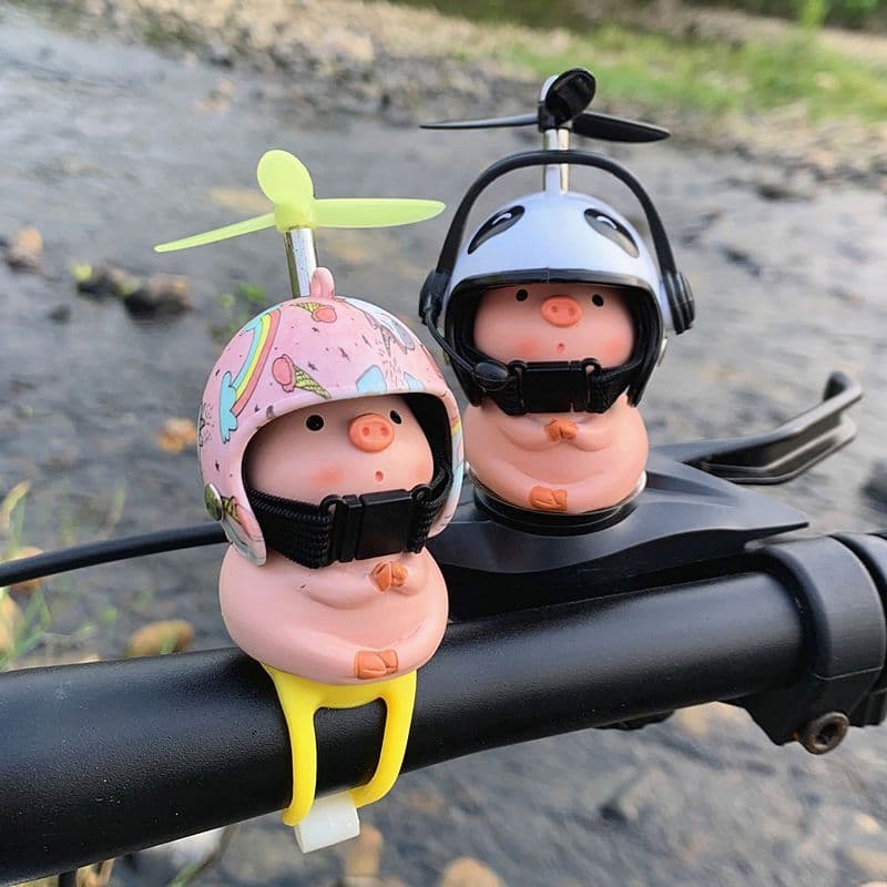 Piggy Bike & Duck Car Decoration Set