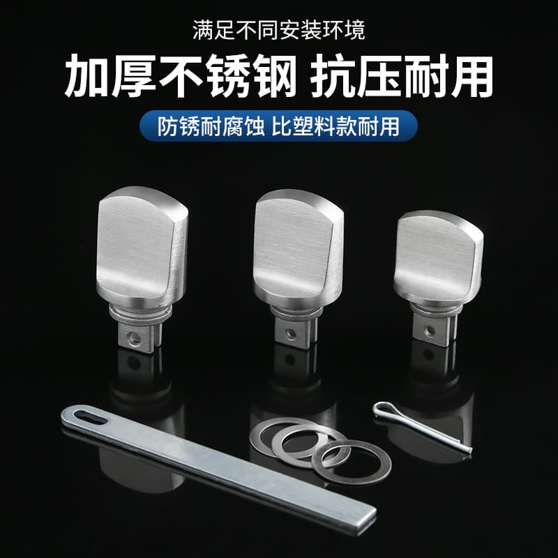 Anti-corrosion deadbolt knob with thickened fittings, durable security door lock accessory