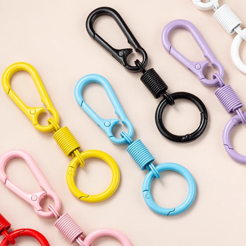 Multicolour Keyring Charms – Creative DIY Accessories for Bags, Backpacks, Car Keys